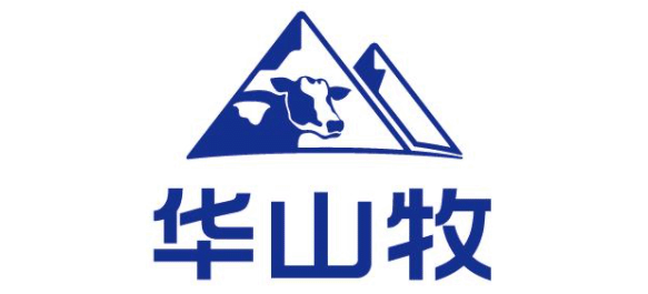 华山牧乳业Logo